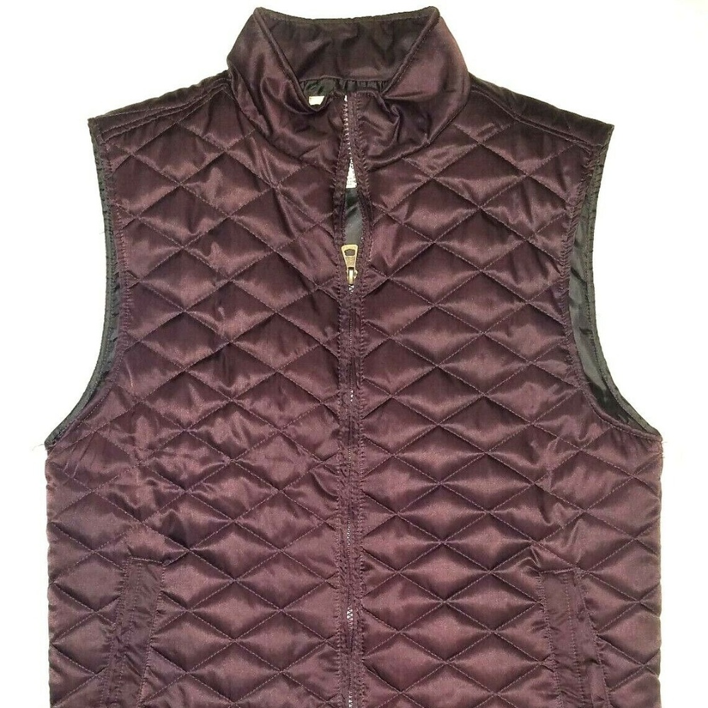 Weatherproof Vintage Puffer Vest | Purple Eggplant